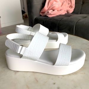 ALDO Croc Platform Sandals